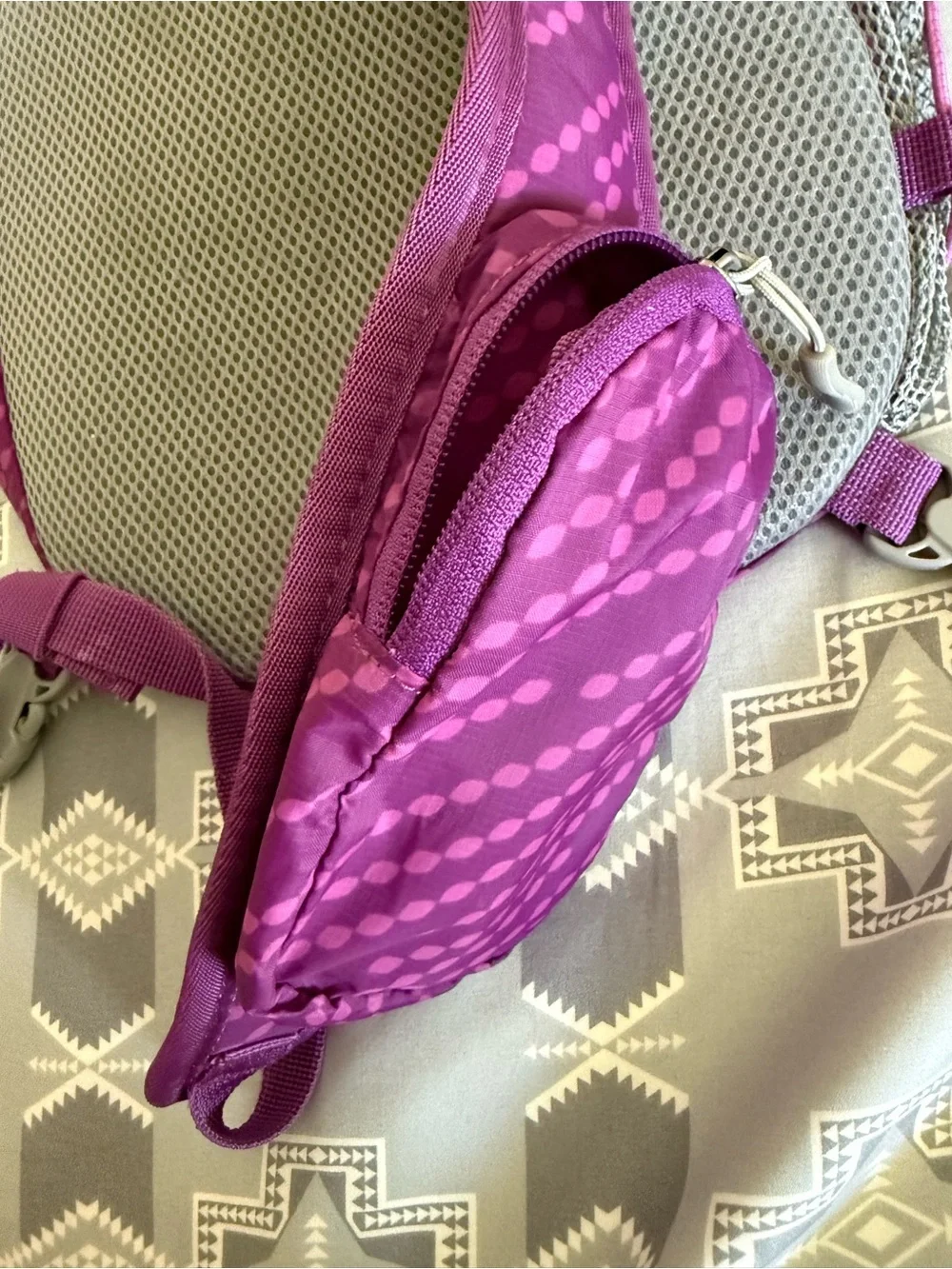 Eddie Bauer Purple Sling Backpack